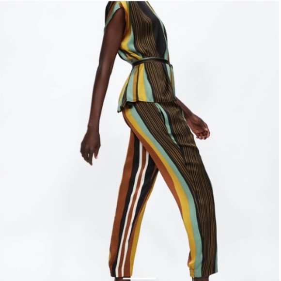 Zara striped multicolor jogger - Picture 1 of 4